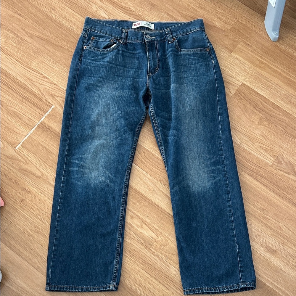 Levi's Dark Blue Straight Jeans